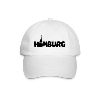 Hamburg Hamburger Michel - Baseballkappe - Weiß/Weiß - Vorne