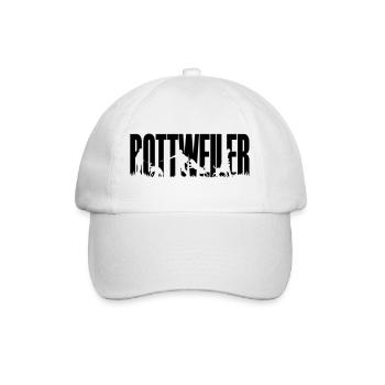 IPO Rottweiler - Baseballkappe - Weiß/Weiß - Vorne