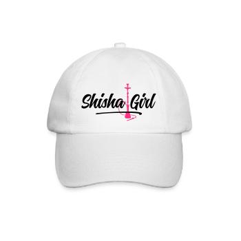 shisha girl - Baseballkappe - Weiß/Weiß - Vorne