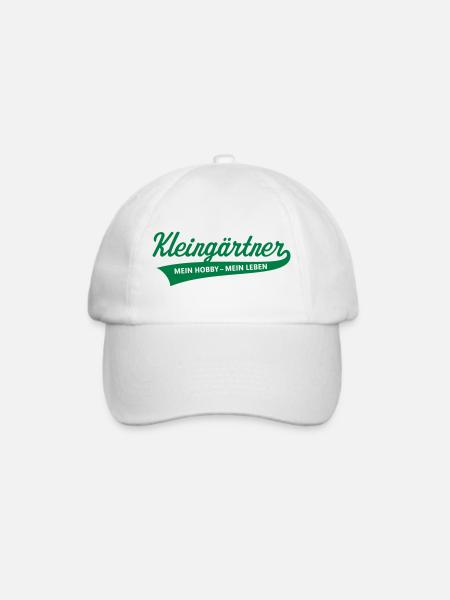 Kleingärtner: Mein Hobby – Mein Leben (Garten) - Baseballkappe - Weiß/Weiß