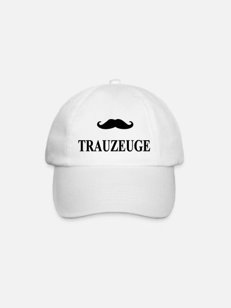 trauzeuge - Baseballkappe - Weiß/Weiß