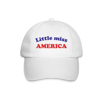 Miss America - Baseballkappe - Weiß/Weiß - Vorne