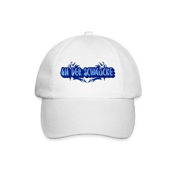 Aufdruck An der Schmücke - Baseballkappe - Weiß/Weiß - Vorne