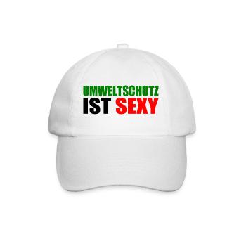 Umweltschutz - Baseballkappe - Weiß/Weiß - Vorne