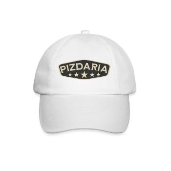 Pizdaria - Baseballkappe - Weiß/Weiß - Vorne