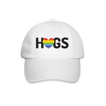 LGBT-Umarmungen - Baseballkappe - Weiß/Weiß - Vorne