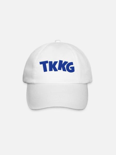 TKKG Junior Logo - Baseballkappe - Weiß/Weiß