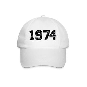 1974 - Baseballkappe - Weiß/Weiß - Vorne