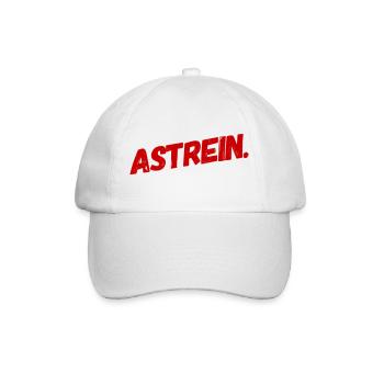 ASTREIN. Cooles, trendiges und neues Design by #DM - Baseballkappe - Weiß/Weiß - Vorne