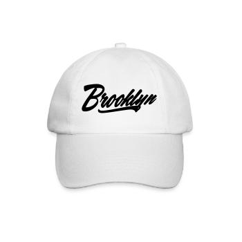brooklyn shirt - Baseballkappe - Weiß/Weiß - Vorne