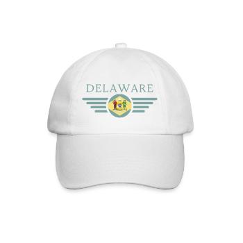 Delaware - Baseballkappe - Weiß/Weiß - Vorne