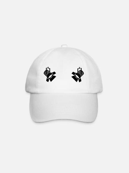 Beleuchtung von Spotleuchten - Baseballkappe - Weiß/Weiß