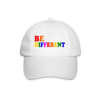 Be different - Baseballkappe - Weiß/Weiß - Vorne