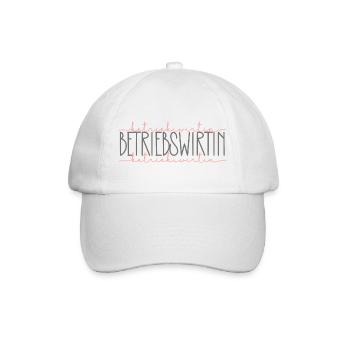 Betriebswirtin Geschenk Weiterbildung Beruf - Baseballkappe - Weiß/Weiß - Vorne