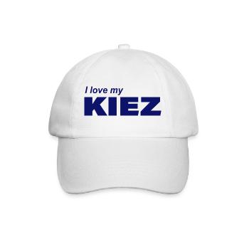 I LOVE MY KIEZ - Baseballkappe - Weiß/Weiß - Vorne