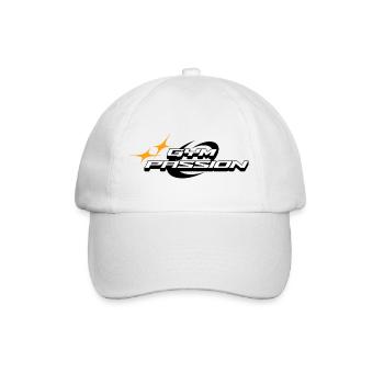 Gym Passion - Baseballkappe - Weiß/Weiß - Vorne