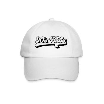 90's BABY - Baseballkappe - Weiß/Weiß - Vorne