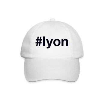 LYON Hashtag - Baseballkappe - Weiß/Weiß - Vorne