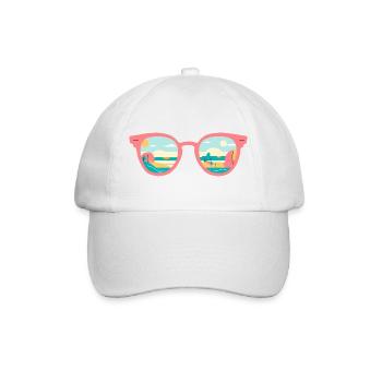 sunglasses - Baseballkappe - Weiß/Weiß - Vorne