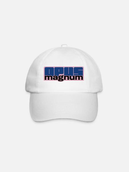 OPUS MAGNUM - Baseballkappe - Weiß/Weiß