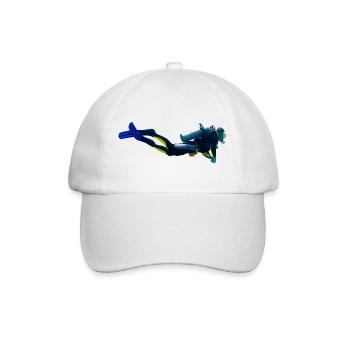 Diver - Baseballkappe - Weiß/Weiß - Vorne