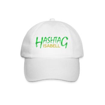 Vorname Isabell - Baseballkappe - Weiß/Weiß - Vorne