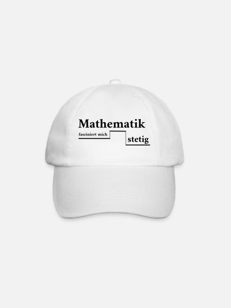 Mathematik fasziniert - Baseballkappe - Weiß/Weiß