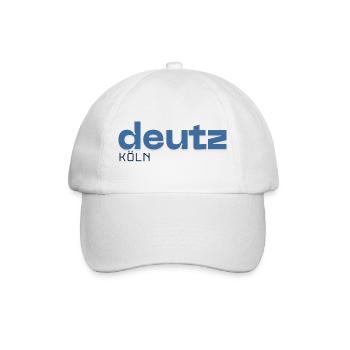 Deutz Köln - Stadtteil - Baseballkappe - Weiß/Weiß - Vorne