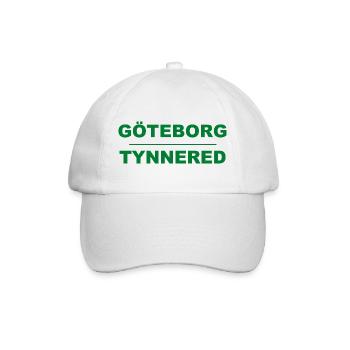 Göteborg Tynnered – Grün-schwarzes Design - Baseballkappe - Weiß/Weiß - Vorne