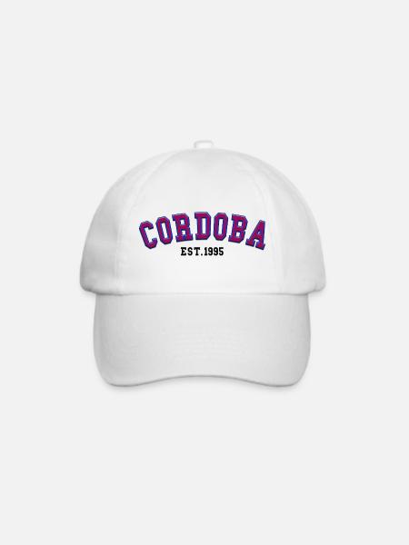 Córdoba gegründet 1995 - Baseballkappe - Weiß/Weiß