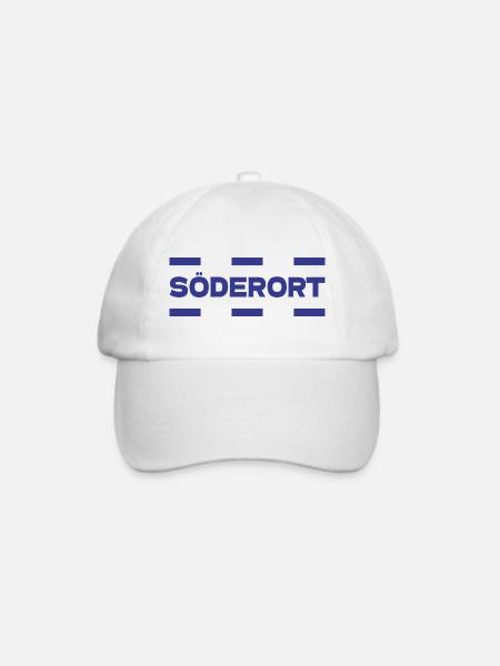 Söderort - Stockholm - Baseballkappe - Weiß/Weiß