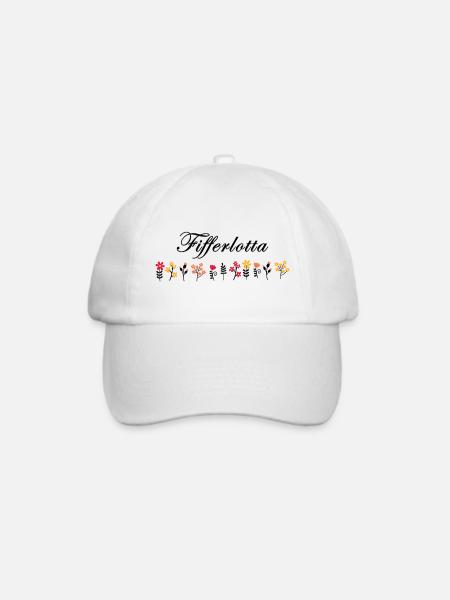 Fifferlotta - Baseballkappe - Weiß/Weiß