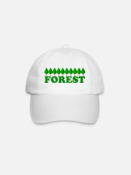 FOREST - Baseballkappe - Weiß/Weiß