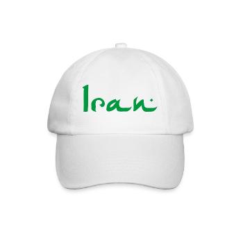 Iran - Baseballkappe - Weiß/Weiß - Vorne