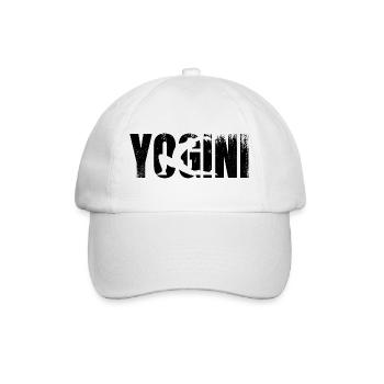 Yogalehrerin - Baseballkappe - Weiß/Weiß - Vorne