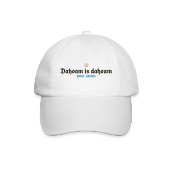 Dahoam is dahoam - Baseballkappe - Weiß/Weiß - Vorne