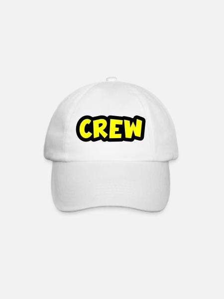 Crew - Baseballkappe - Weiß/Weiß