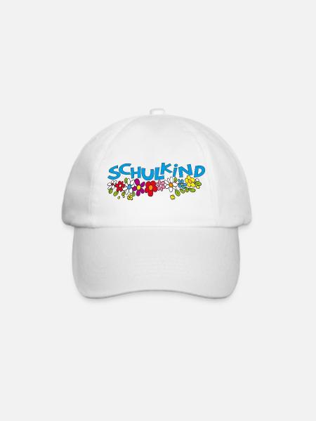 Schulkind - Baseballkappe - Weiß/Weiß