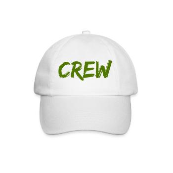crew- - Baseballkappe - Weiß/Weiß - Vorne