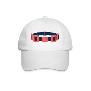 Bleigurt Tauchen Taucherausrüstung Tauchschule - Baseballkappe - Weiß/Weiß - Vorne