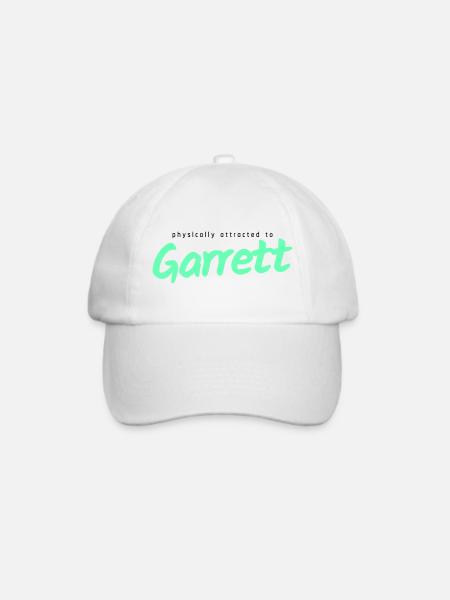 Physically attracted to Garrett - Baseballkappe - Weiß/Weiß