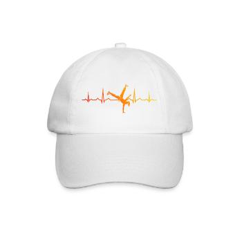 Hip-Hop-Tanz Geschenkidee für die Hip-Hop-Tänzerin - Baseballkappe - Weiß/Weiß - Vorne