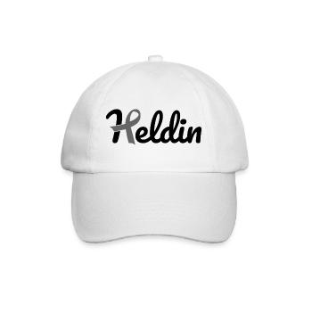 Heldin Krebs - Baseballkappe - Weiß/Weiß - Vorne