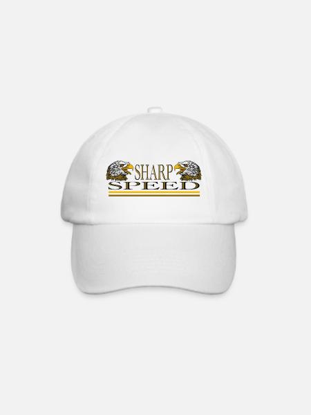 Golden Eagle und Speed - Baseballkappe - Weiß/Weiß