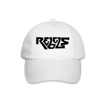 rebellisch - Baseballkappe - Weiß/Weiß - Vorne