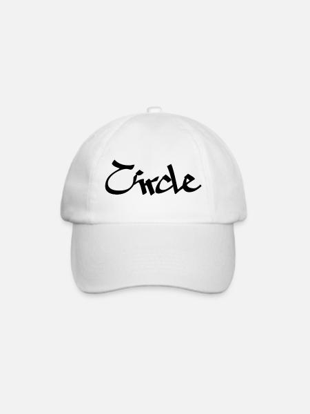 circle - Baseballkappe - Weiß/Weiß