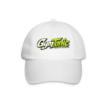 GymTonic – Trinkfitness - Baseballkappe - Weiß/Weiß - Vorne