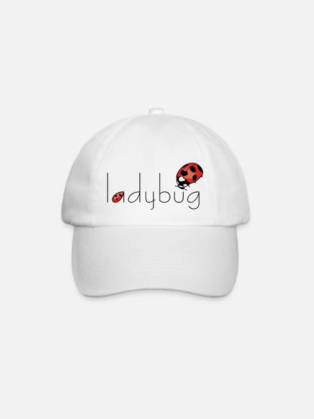 ladybug Marienkäfer - Baseballkappe - Weiß/Weiß