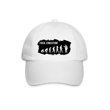 Evolution of Badass - Baseballkappe - Weiß/Weiß - Vorne