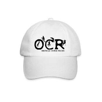 OCR - Obstacle Course Racing Hindernislauf Laufen - Baseballkappe - Weiß/Weiß - Vorne